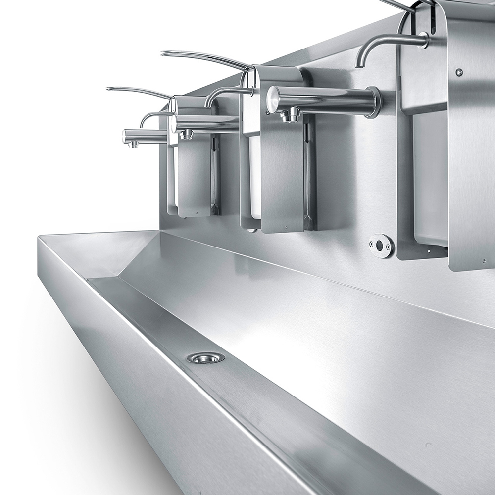 Handwaschrinne Sensor 2-6 Edelstahl – Bild 6
