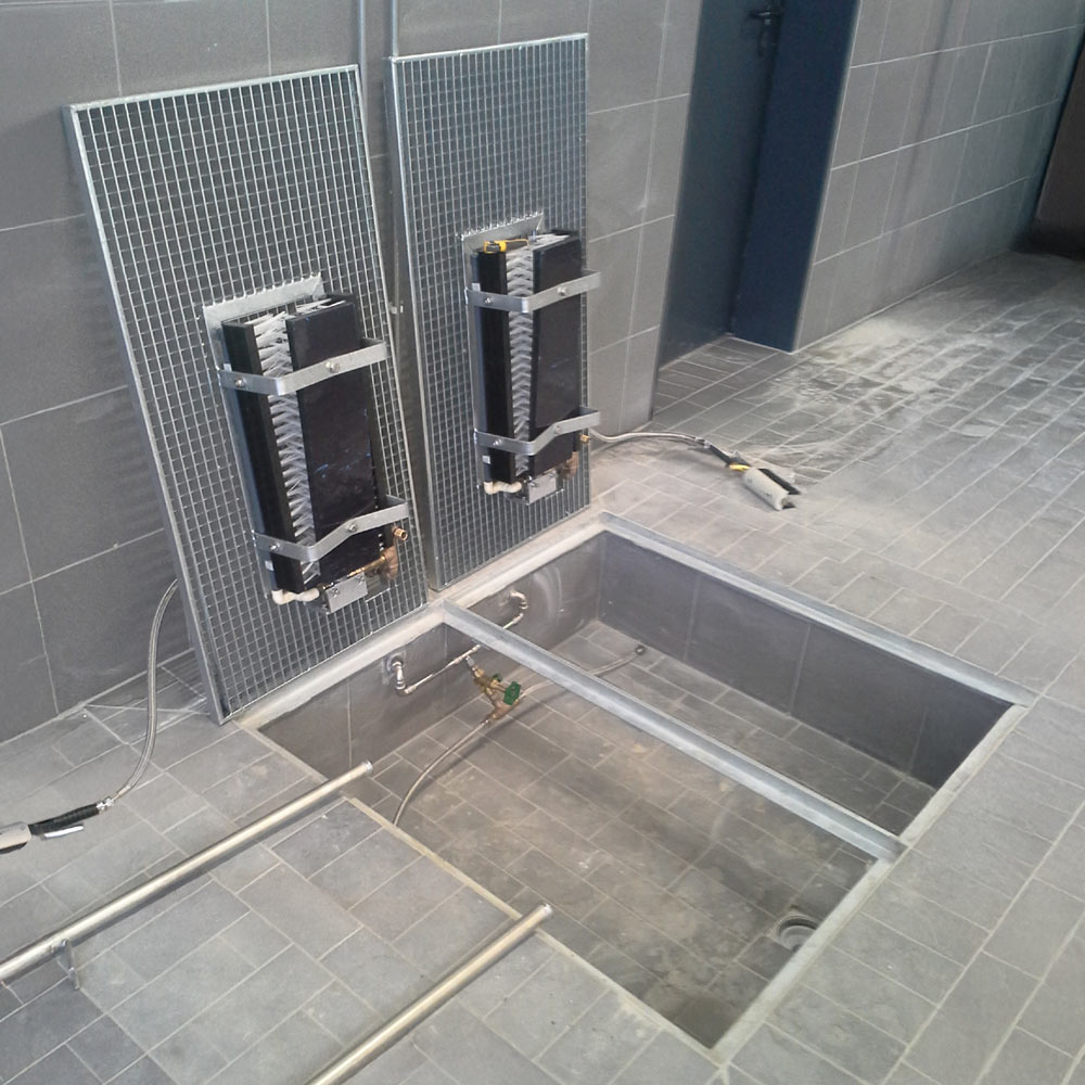 Stiefelwaschanlage in Gitterrost – Bild 6
